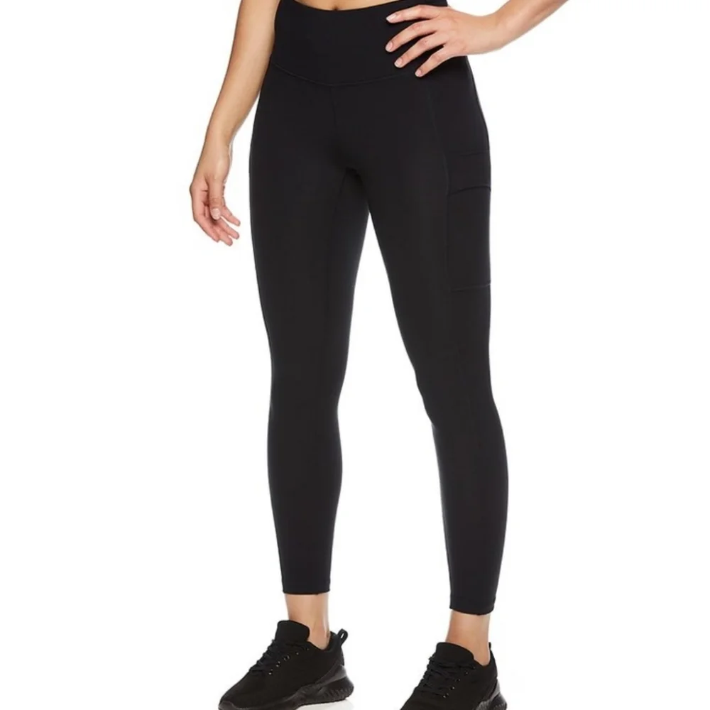 Reebok 7/8 High-Waist Pocket Leggings Black XL